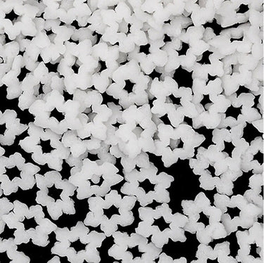 White Snowflake All Natural Confetti Sprinkles 💟 - Cool Mom Sprinkles